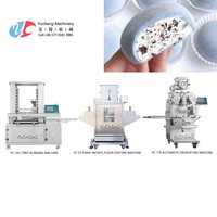 Nouvelle machine à encruster les mochi à commande tactile automatique 220V, haute productivité, grande capacité, pour boulangerie, desserts, collations, usine alimentaire