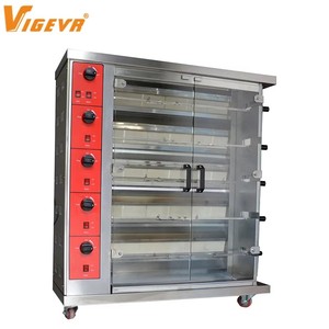 Nouveau Rôtissoire à Poulet Automatique Vigevr à <span class=keywords><strong>6</strong></span> Broches avec Contrôle Indépendant, Four à Gaz pour Rôtir le Poulet, Machine à Cuire le Poulet - Product Image 2