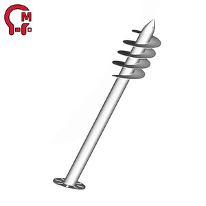 <span class=keywords><strong>Ancre</strong></span> de <span class=keywords><strong>poteau</strong></span> <span class=keywords><strong>à</strong></span> <span class=keywords><strong>visser</strong></span> HLM <span class=keywords><strong>pour</strong></span> usage intensif, corps en acier épaissi, supporte des poteaux lourds par conditions météorologiques difficiles - Product Image 2