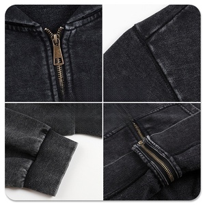 Sudadera con Capucha Personalizada TKAN523 de Alta Calidad con Estampado 3D en Relieve, Lavado Ácido, Estilo Urbano Vintage, Algodón Grueso para Hombre - Product Image 2