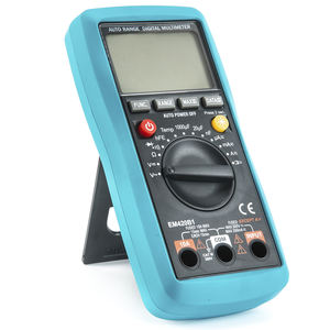 Multímetro digital con pantalla LCD, probador de corriente de voltaje AC/DC, capacitancia de temperatura, batería manual, rango automático - Product Image 4