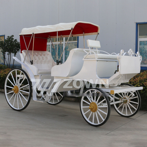 Carruaje Eléctrico sin Caballos ZOWN, Transporte Especial de 4 Ruedas, Carruaje Real de Cenicienta, Parasol para Turismo, 4-6 Personas - Product Image 2