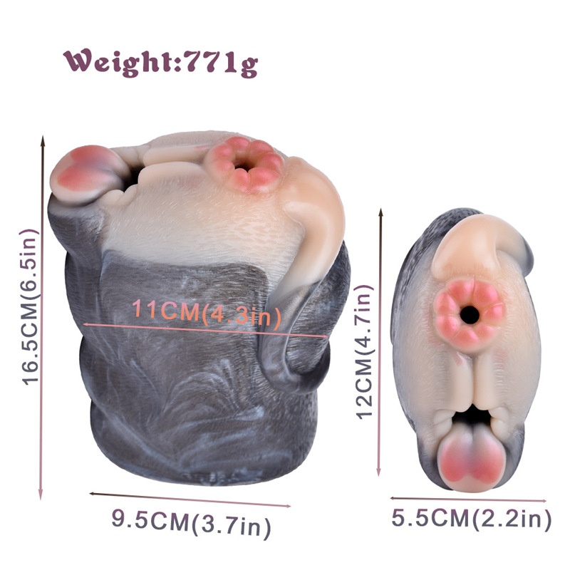 Real Animal Exotic Dual Channel Handheld Masturbator Sextoy Aircraft Cup  with Vagina & Buttocks Male Sex Doll & Toy| Alibaba.com