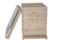Günstiger Bienenstock Imkerei-Ausrüstung 10-Rahmen-Dadant-Bienenstock Polierter Bienenstock