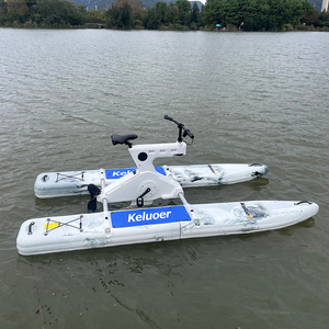 Singolo pedalare bicicletta gonfiabile acqua 6-10 km/<span class=keywords><strong>h</strong></span> velocità di crociera bici elettrica singola acqua - Product Image 5