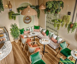 Muebles para Cafetería, Decoración Acogedora para Cafetería, Solución de Exhibición, Accesorios Comerciales de Lujo para Tiendas, Diseño de Interiores para Cafeterías - Product Image 6
