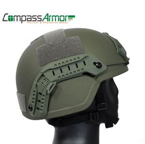 Casco Táctico Antibalístico de Kevlar y PE de Alta Calidad, Diseño MICH, Fabricación ODM/OEM para Seguridad Personal - Product Image 3