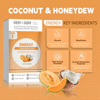 Kit de Pédicure Spa 4 Étapes Coco & Melon d'Hiver Énergie OEM – Ensemble de Soins des Pieds Purifiant et Luxueux pour Salons de Manucure