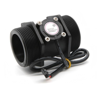 Sensor de Flujo de Agua para Turbinas PKYDrip, Rosca Macho de 1-1/2'', Salida de Pulso, Medidor de Flujo para Sistemas de Riego en Granjas e Invernaderos