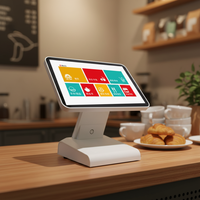 Système de point de vente tactile tout-en-un avec fonctions de commande et de paiement, système d'exploitation Windows/Android, garantie d'un an