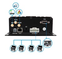 Cámara de salpicadero para coche, dashcam con dvr, Tarjeta sim sd, caja negra, mdvr, frontal y trasera, para autobús y furgoneta, china