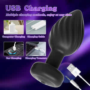 Massaggiatore Vibrante per Adulti, Plug Anale Impermeabile Ricaricabile con Telecomando, Giocattoli Sessuali per Donne - Product Image 6