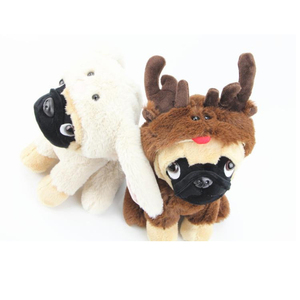 ZONOBLE Peluche Creativo a Forma di Animale, <span class=keywords><strong>Cane</strong></span> Hippie, Bambola Pug dallo Zhejiang - Product Image 4