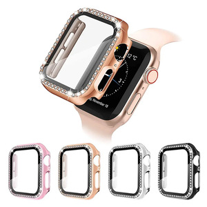 Coloré mode Bling diamant coque housse de protection boîtier de montre pour iWatch série 8 7 6 5 4 3 2 1 <span class=keywords><strong>SE</strong></span> - Product Image 2