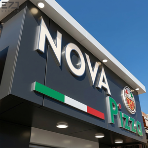 Letrero LED 3D Personalizado EZD para Tiendas, Letras de Canal Acrílicas Iluminadas Montadas <span class=keywords><strong>en</strong></span> Pared, Señalización Comercial para Agencias y Tiendas Minoristas - Product Image 5