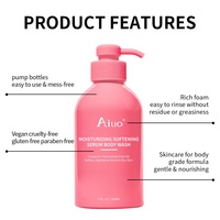Gel Douche Contrôle Sébum et Anti-Acné aux Extraits Naturels de Plantes, Éclaircissant et Exfoliant, Renouvellement Cutané Ciblé pour Peaux Sèches