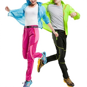 Quick Dry Elastic Outdoor Pants <b>Waterproof</b> <b>Thin</b> Hiking Trousers Mid Waist Stretch Jogger for Men and <b>Women</b> - Product Image 3