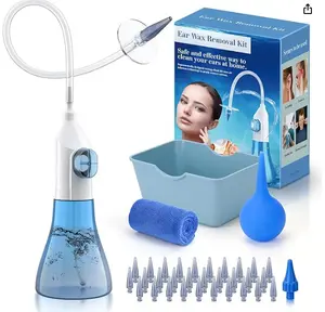 W10 Ear Wax Removal Kit Home Use Ears Washer Cleaning Tool Ear Cleaner Water Irrigator Flushing System