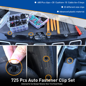 725 Fixateur automobile rapide en plastique pour pare-chocs, clips de fixation pour tapis de carrosserie automobile et clips de fixation en plastique - Product Image 2