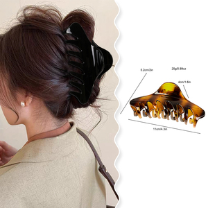 Pinces à cheveux en os de dragon chic et grandes, de haute qualité, à griffes pointues pour femmes, maintien solide, pour usage quotidien - Product Image 2