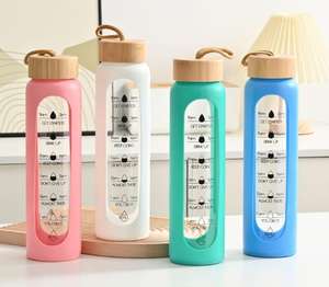 Glass Shampoo Bottle with <b>Pump</b> and Lid Sustainable Takeaway Design - Product Image 6