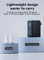 Pompe à air électrique sans fil, batterie détachable, mini gonfleur de pneus 120 PSI, compresseur portable sans balais à arrêt automatique pour vélo
