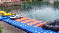 Ponton flottant modulaire marin Quai de bateau Cubes en HDPE pour la construction de blocs flottants Pont de ponton flottant facile à construire