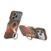 Coque de téléphone PC avec support magnétique, compatible charge sans fil, antichoc pour iPhone 14-17, fabricant OEM ODM Chine