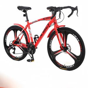 Vélo de course sur route XT R-14, vitesse ultra-rapide, vélo résistant au vent, guidon en forme de D, freins à disque doubles, 21 vitesses, acier au carbone - Product Image 2
