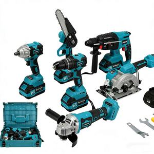 Kit d'outils électriques <span class=keywords><strong>sans</strong></span> <span class=keywords><strong>fil</strong></span> 21V avec batterie au lithium 6.0Ah, moteur <span class=keywords><strong>sans</strong></span> balais, clé hexagonale et tournevis - Garantie de 3 ans - Product Image 2