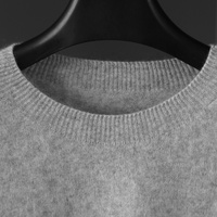 Pulls en gros Tyan, gris clair, haute qualité pour femmes, en laine tricotée, pull en cachemire à poils longs