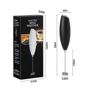 Fouet Électrique Sans Fil Portable pour <span class=keywords><strong>Mousse</strong></span> de <span class=keywords><strong>Lait</strong></span>, Batteur à Œufs, Mélangeur de Café, <span class=keywords><strong>Appareil</strong></span> Domestique en Acier Inoxydable - Product Image 2