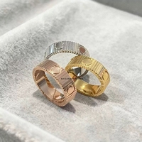 Nouvelle marque de créateurs de mode, bracelet en acier inoxydable, boucles d'oreilles, accessoires pour femmes, bijoux