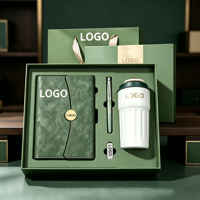 Ensemble cadeau d'entreprise avec logo personnalisé, comprenant un carnet A5, un kit stylo et une boîte cadeau, pour les réunions de direction d'entreprise, cadeaux promotionnels