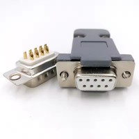 Conectores DB9 D-sub, Adaptador de Conector Hembra y Macho de 9 Pines RS232, DP9
