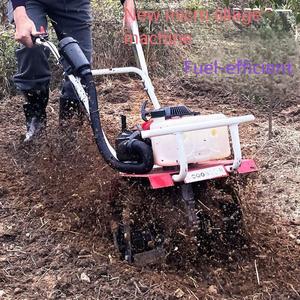 เครื่องพรวนดินขนาดเล็กแบบใช้น้ำมันเบนซิน สำหรับงานเกษตรกรรม ใช้ในครัวเรือน สำหรับพรวนดิน กำจัดวัชพืช ขุดร่อง และพรวนดิน - Product Image 3