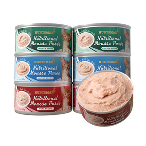 HUNTSMAN Nourriture humide nutritionnelle Mousse Pure 85g pour chat avec poulet, thon et saumon (à base de viande) Riche en protéines Sans céréales - Product Image 3
