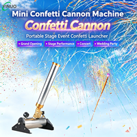 YINUO 100W Canon à Confettis Électronique Télécommandé Étanche, Effet Poudre Blanche, Fumigène pour Révélation du Sexe, Accessoire de Fête