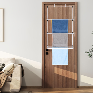 Séchoir à linge pliable à 3 niveaux grande taille à suspendre derrière la porte pour usage intérieur – Meilleure vente - Product Image 6