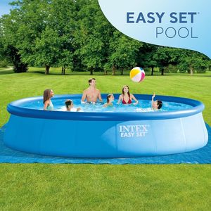 <span class=keywords><strong>Piscine</strong></span> gonflable <span class=keywords><strong>INTEX</strong></span> 28131EH Easy Set, 12 pieds x 30 pouces, capacité de 1485 gallons, profondeur d'eau de 23 pouces, comprend une cartouche de 530 GPH - Product Image 2
