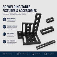 Plateforme de soudage flexible 3D, table de soudage en fonte, poste de travail de soudage tridimensionnel avec accessoires de fixation
