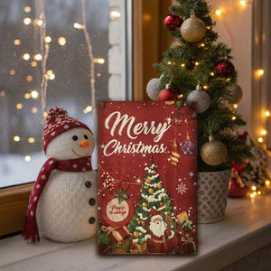 Serviettes jetables Robana 3 plis en pâte <span class=keywords><strong>de</strong></span> bois vierge écologiques avec motif d'arbre <span class=keywords><strong>de</strong></span> Noël imprimé flexo personnalisé pour les fêtes - Product Image 3