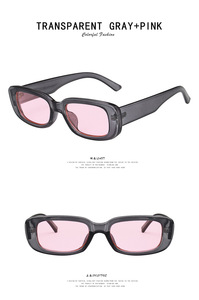 Özel Üretim Yeni Moda Retro UV400 Güneş Gözlüğü Vintage Küçük Kare Unisex Güneş Gözlüğü - Product Image 5