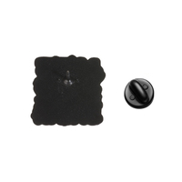 Broche en émail 'Not Today Satan' avec motif floral, en alliage de zinc, pour sac à dos, veste, chapeau, revers, accessoire de collection
