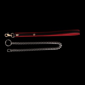 สายรัด BDSM ปรับได้ ทำจากสแตนเลสและหนังแท้ สีทองและสีเงิน อุปกรณ์เสริมสำหรับการเล่นบทบาทสมมติและความสนุกสำหรับผู้ใหญ่ - Product Image 5