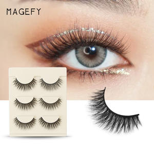 Faux cils en gros <span class=keywords><strong>Magefy</strong></span>, aspect naturel, faux cils 3D, cils en vrac, cils en bande, ensembles de faux cils naturels - Product Image 3