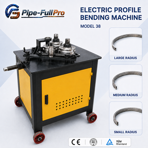 Dobladora Eléctrica de Secciones Metálicas de Alta Resistencia para Perfiles de Tubos Metálicos y Rodillos de Anillos de Acero - Product Image 1