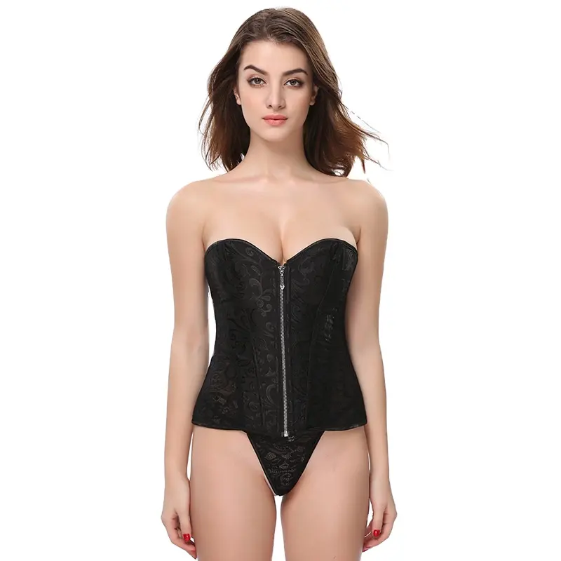 Châu Âu dây kéo tòa phong cách Shapewear Vest Body Shaper undergarment