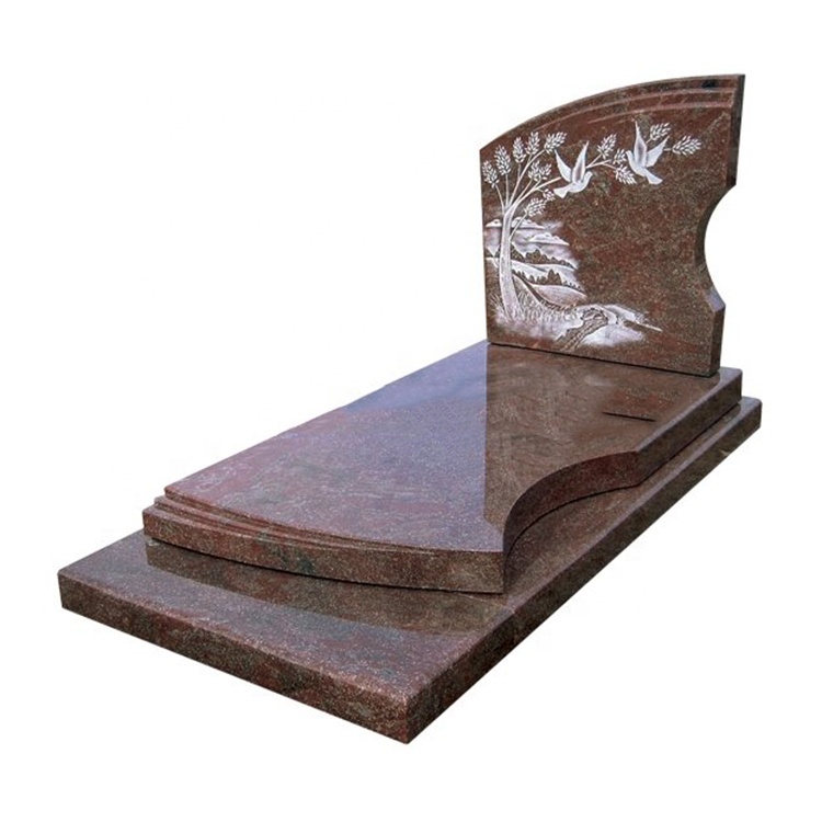 Pierre Tombale-Semelle RU гранит гранитная надгробная плита для мемориальные могилы камень