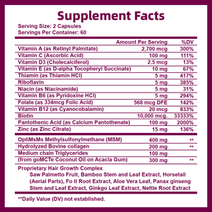 Capsules de vitamines capillaires avancées 24 en 1, palmier nain, <span class=keywords><strong>biotine</strong></span>, collagène, compléments alimentaires <span class=keywords><strong>pour</strong></span> adultes, soins des cheveux, de la peau et des <span class=keywords><strong>ongles</strong></span> - Product Image 2